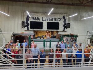 Tama Livestock auction facility.