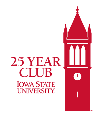 89th Annual Iowa State University 25 Year Club Logo